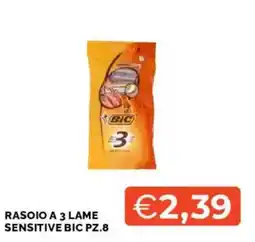 Mercatò Rasoio a 3 lame sensitive Bic offerta