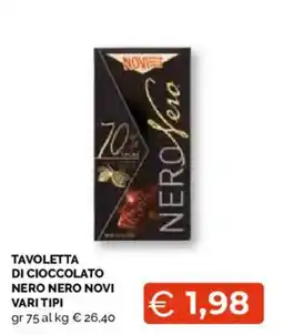 Mercatò Local Tavoletta di cioccolato nero nero novi offerta
