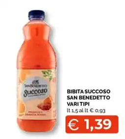 Mercatò Extra Bibita succoso San Benedetto offerta