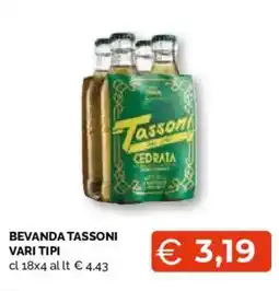 Mercatò Extra Bevanda Tassoni Cedrata offerta