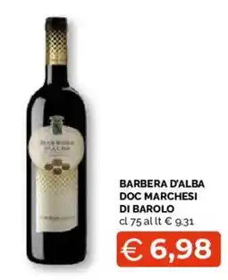 Mercatò Extra Barbera d'Alba Marchesi di Barolo offerta