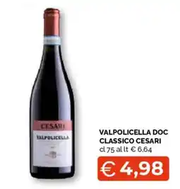 Mercatò Extra Valpolicella DOC Classico Cesari offerta