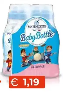Mercatò Extra San Benedetto Baby Bottle Naturale offerta