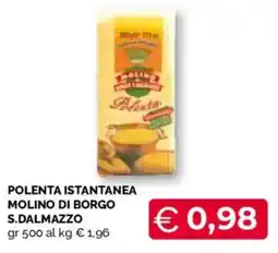Mercatò Extra Polenta istantanea Molino di Borgo S.Dalmazzo offerta