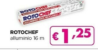 Acqua & Sapone Rotochef alluminio 16 m offerta