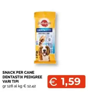 Snack per cane dentastix pedigree