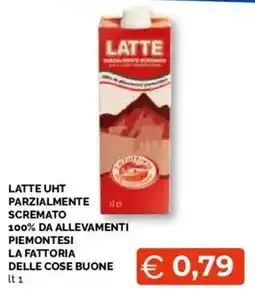 Mercatò Extra Latte UHT parzialmente scremato La fattoria delle cose buone offerta