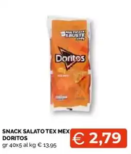 Mercatò Extra Snack salato tex mex Doritos offerta