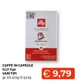 Mercatò Extra Caffè in capsule Illy X30 offerta