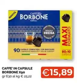 Mercatò Extra Caffè in capsule Borbone offerta