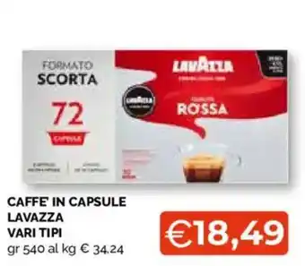 Caffè in capsule Lavazza