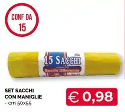 Mercatò Extra Sacchi con maniglie offerta