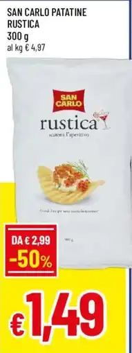 Galassia superstore San Carlo patatine rustica offerta