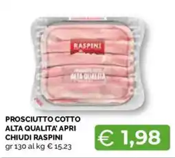 Mercatò Extra Prosciutto cotto alta qualità chiudi raspini offerta