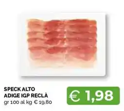 Mercatò Extra Speck Alto Adige IGP Reclà offerta