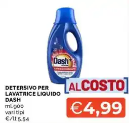 Mercatò Detersivo per lavatrice liquido Dash offerta