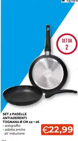 Mercatò Extra Set 2 padelle antiaderenti Tognana offerta