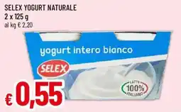 Galassia superstore Yogurt intero bianco Selex offerta