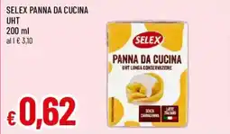 Galassia superstore Selex panna da cucina uht offerta