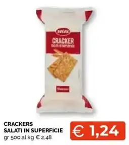 Mercatò Extra Solex cracker salati in superficie offerta