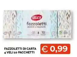 Mercatò Extra Selex fazzoletti offerta