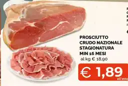 Mercatò Extra Prosciutto crudo nazionale stagionatura offerta