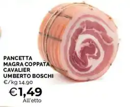 Mercatò Pancetta magra coppata cavalier umberto boschi offerta