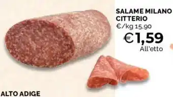 Mercatò Salame milano citterio offerta