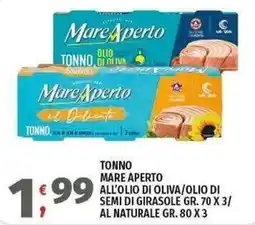 Vivo Supermercati Tonno Mare Aperto offerta