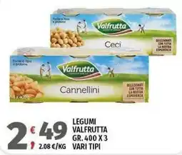 Vivo Supermercati Legumi Valfrutta offerta