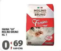 Vivo Supermercati Farina 00 Molino Bruno offerta