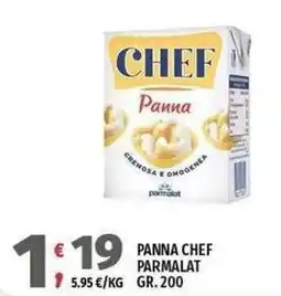 Vivo Supermercati Panna Chef Parmalat offerta