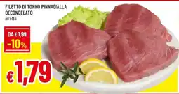 Galassia superstore Filetto di tonno pinnagialla offerta