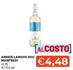 Mercatò Arneis Langhe Doc Manfredi offerta