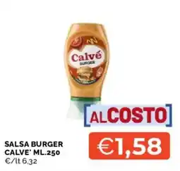 Mercatò Salsa burger Calvé offerta