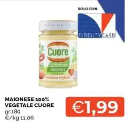 Mercatò Maionese 100% vegetale Cuore offerta