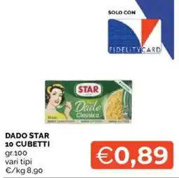 Mercatò Dado Star offerta