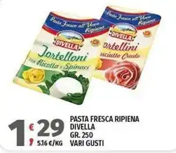 Vivo Supermercati Pasta fresca ripiena Divella offerta