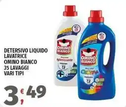 Vivo Supermercati Detersivo liquido lavatrice Omino Bianco offerta