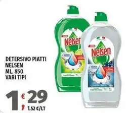 Vivo Supermercati Detersivo piatti Nelsen offerta