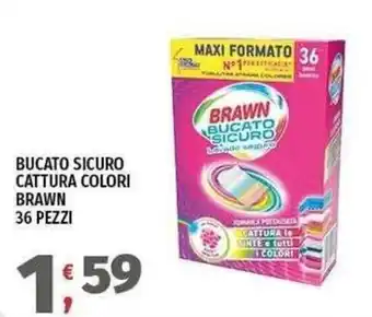 Bucato sicuro cattura colori Brawn