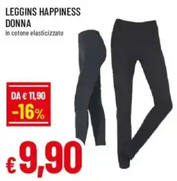 Galassia superstore Leggings Happiness Donna offerta