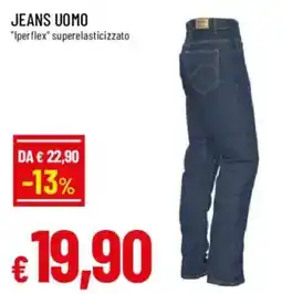Galassia superstore Jeans uomo Iperflex superelasticizzato offerta