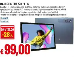 Galassia superstore Majestic Tab 720 Plus offerta