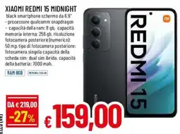 Galassia superstore Xiaomi Redmi 15 Midnight offerta