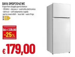 Galassia superstore Daya frigorifero doppia porta bianco offerta