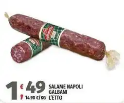 Vivo Supermercati Salame Napoli Galbani offerta