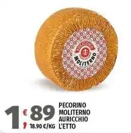 Vivo Supermercati Pecorino Moliterno Auricchio offerta
