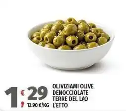Vivo Supermercati Oliviziami olive denocciolate terre del lao offerta