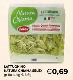 Mercatò Local Lattughino Natura Chiama Selex offerta